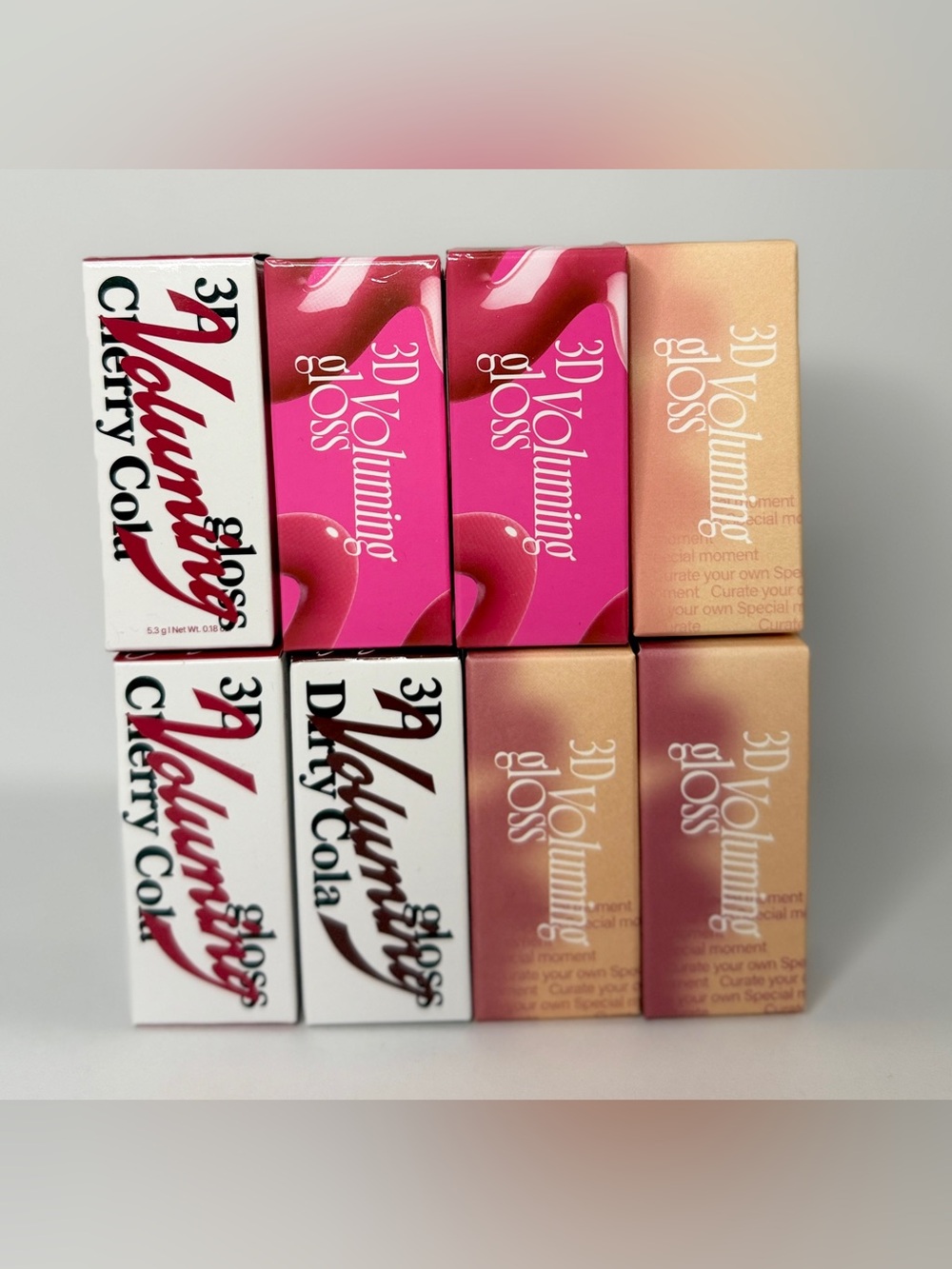 fwee 3D Voluming Gloss 8-Piece Bundle | K-Beauty Lip Gloss